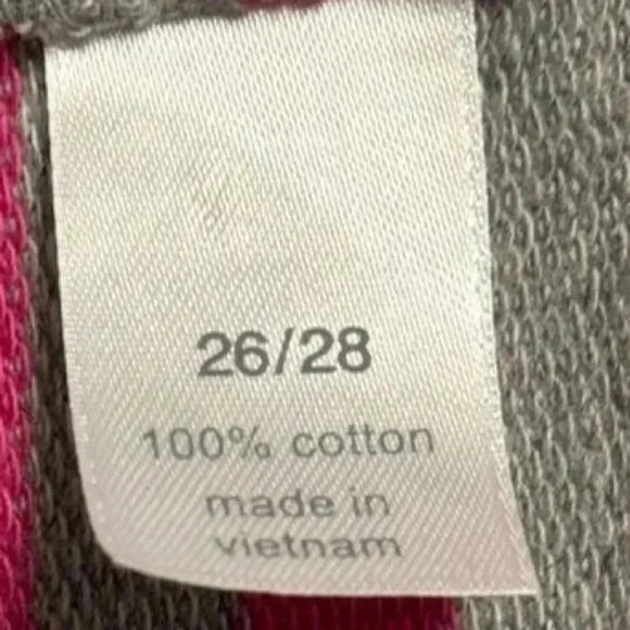 V Sports by Venezia Plus Size 26/28 Multicolor Striped Short Sleeve Hood… - Picture 5 of 5